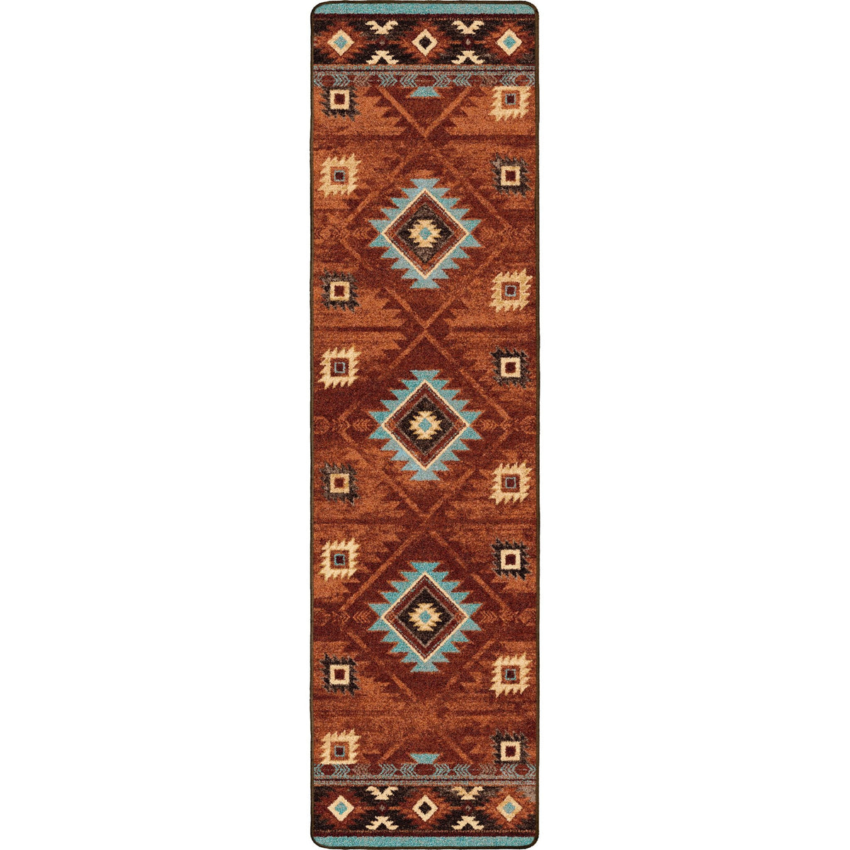 American Dakota Whisky River Rust Rug