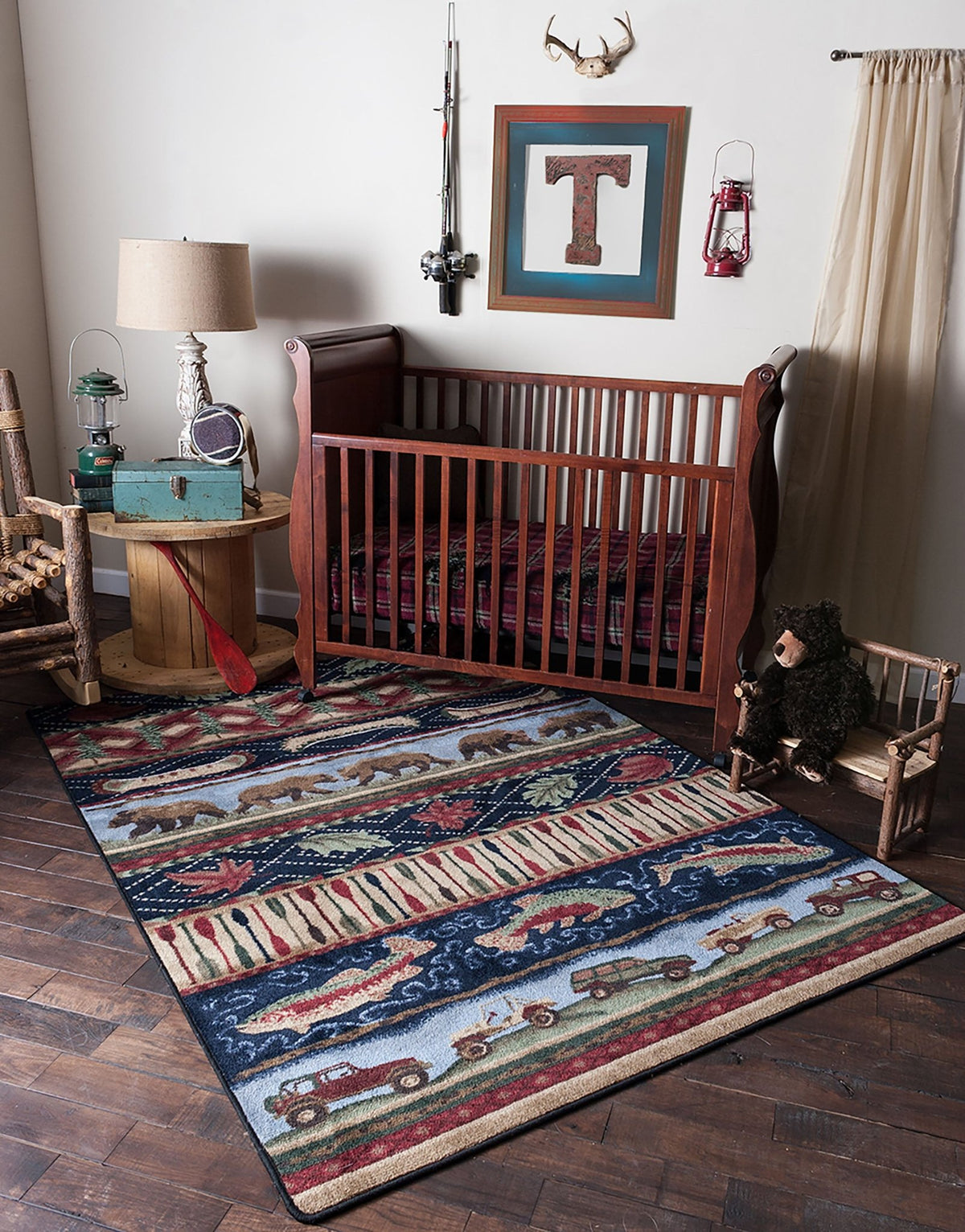 American Dakota Wilderness Trek Multi Rug - 0059MUL234