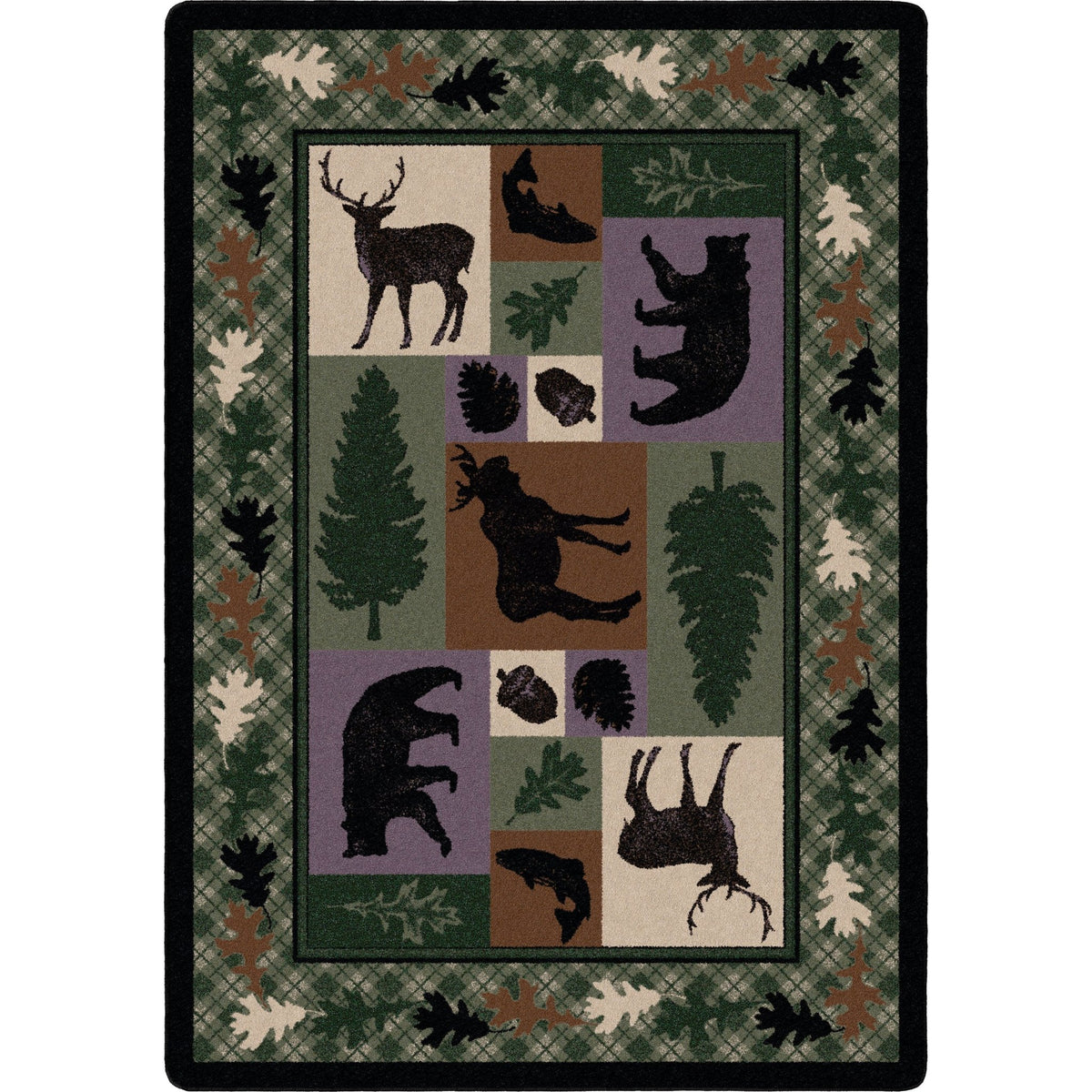 American Dakota Wildlife Retreat Multi Rug - 0111MUL234