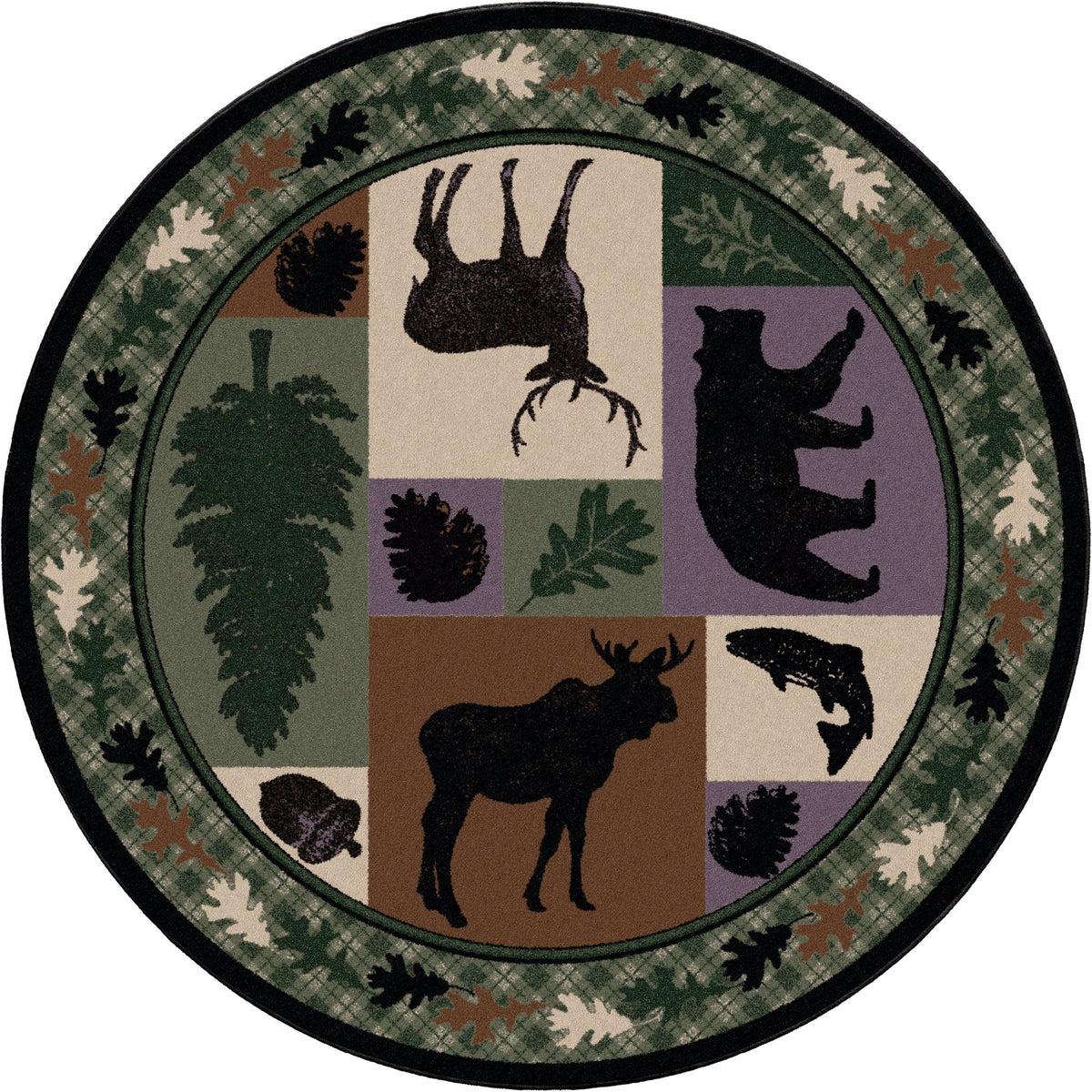 American Dakota Wildlife Retreat Multi Rug - 0111MUL234