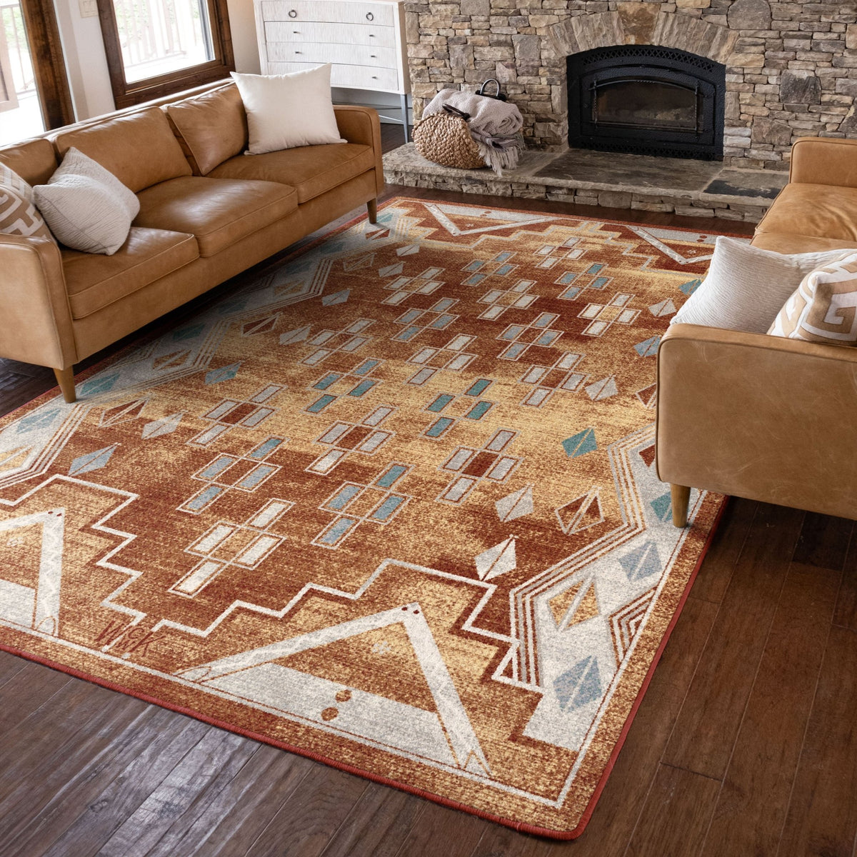 American Dakota Will K Peak To Peak Flash Rug - 0784FSH234