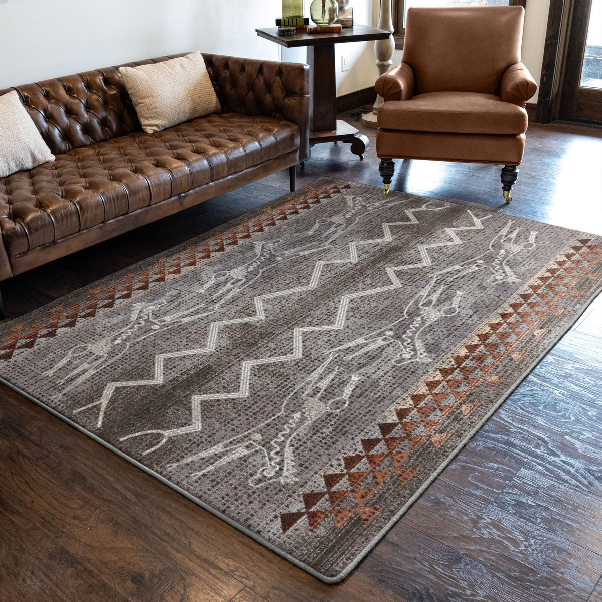 American Dakota Will K Plains Speak Flash Rug - 0785FSH234
