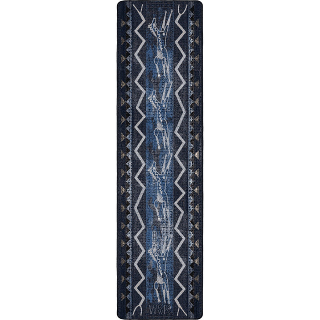 American Dakota Will K Plains Speak Midnight Rug - 0785MNT234
