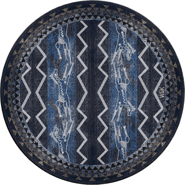 American Dakota Will K Plains Speak Midnight Rug - 0785MNT234