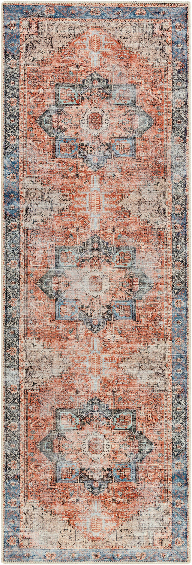 Surya Amelie Aml-2309 Rose, Denim, Butter, Beige Rugs.