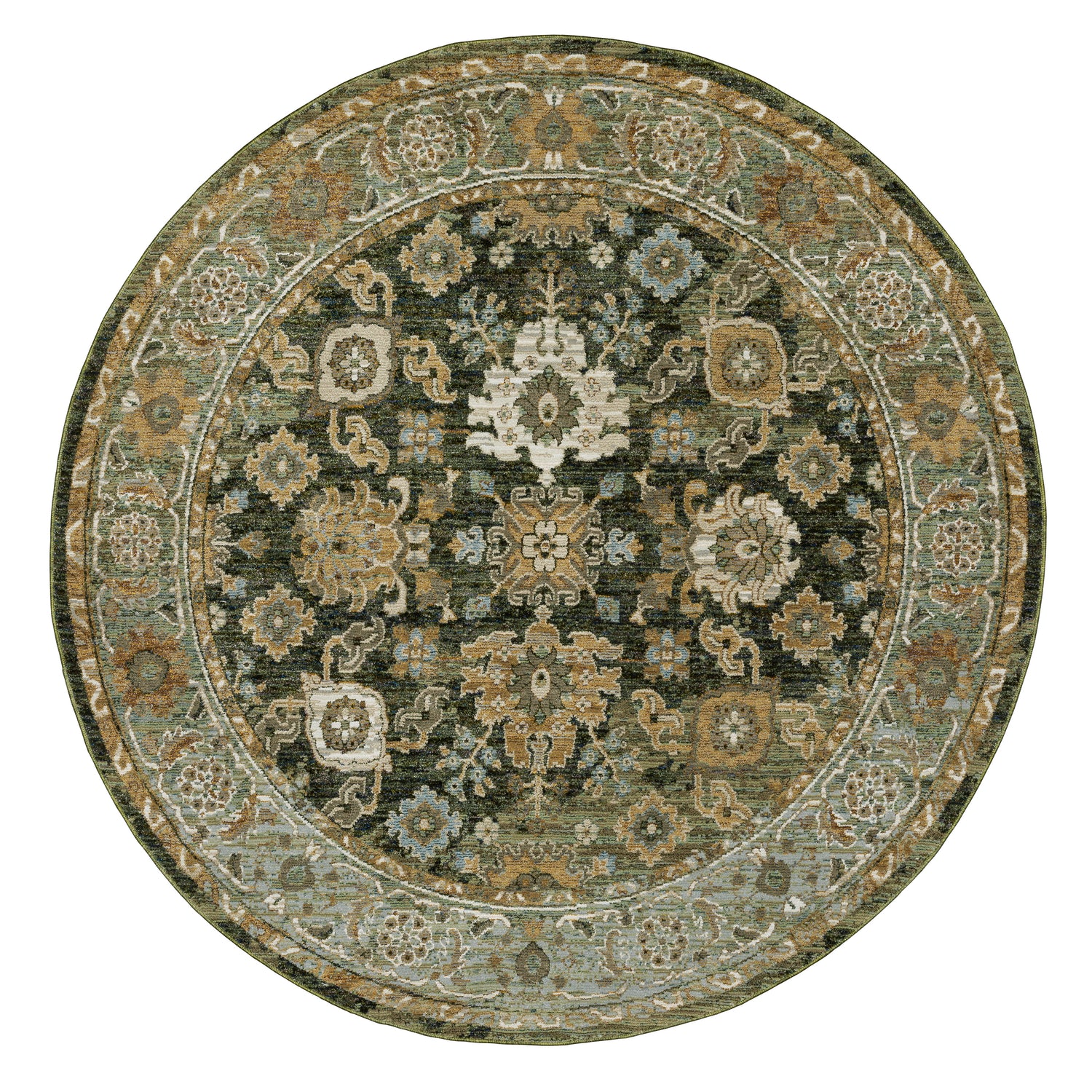 Oriental Weavers Sphinx Andorra 2417B Green/Gold Rugs