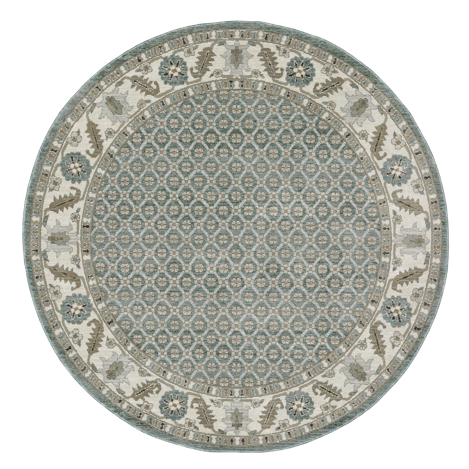 Oriental Weavers Sphinx Andorra 2429A Blue/Ivory Rugs