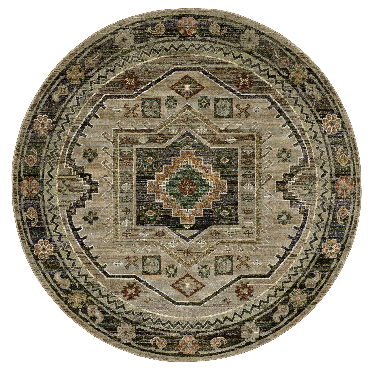 Oriental Weavers Sphinx Andorra 2442D Green/Multi Rugs