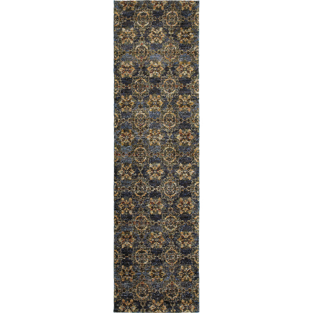 Oriental Weavers Sphinx Andorra 6883C Blue/Gold Rugs