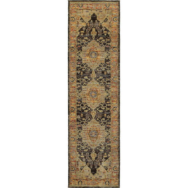 Oriental Weavers Sphinx Andorra 7138B Gold/Grey Rugs