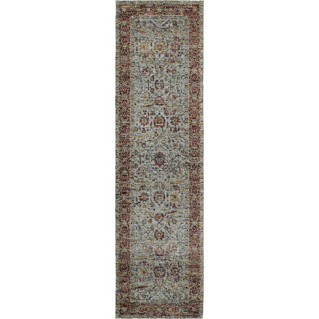 Oriental Weavers Sphinx Andorra 7155A Blue/Red Rugs