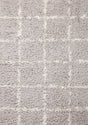 Angela Rose x Loloi Amira Ami-04 Silver/Ivory Rug.