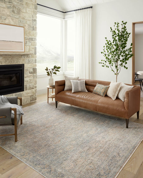Angela Rose x Loloi Blake Bla-01 Sky/Beige Rug.