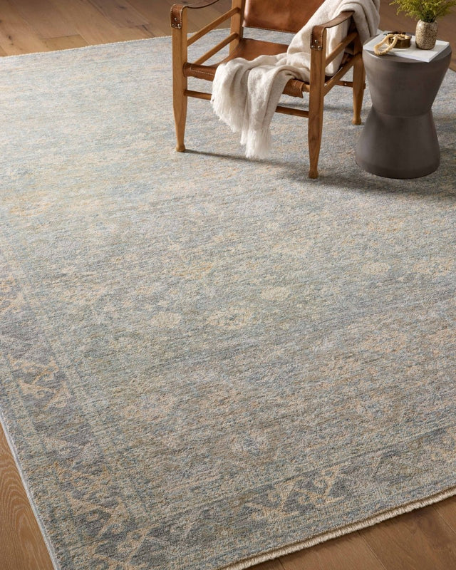Angela Rose x Loloi Blake Bla-01 Sky/Beige Rug.