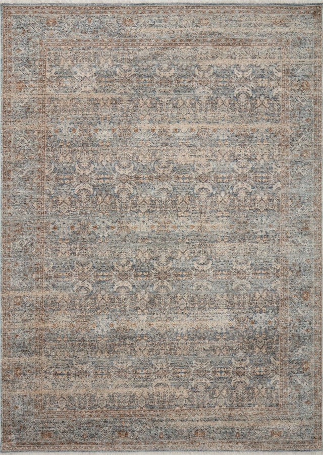Angela Rose x Loloi Blake Bla-02 Ocean/Mocha Rug.