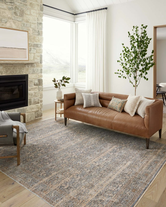 Angela Rose x Loloi Blake Bla-02 Ocean/Mocha Rug.