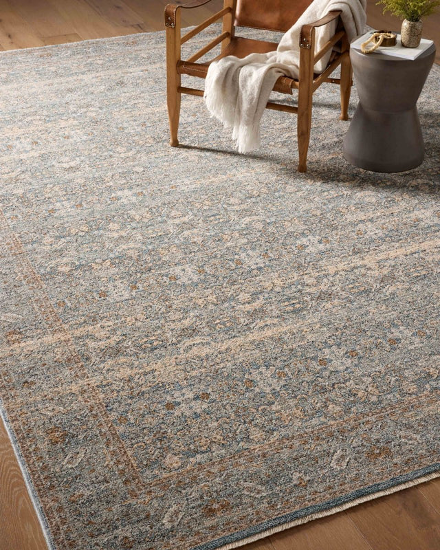 Angela Rose x Loloi Blake Bla-02 Ocean/Mocha Rug.