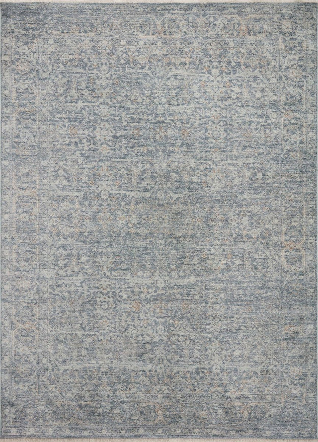 Angela Rose x Loloi Blake Bla-03 Denim/Taupe Rug.