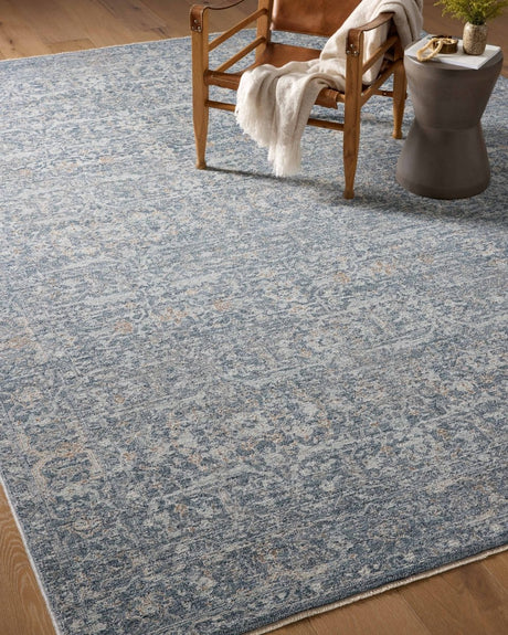 Angela Rose x Loloi Blake Bla-03 Denim/Taupe Rug.