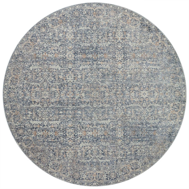 Angela Rose x Loloi Blake Bla-03 Denim/Taupe Rug.