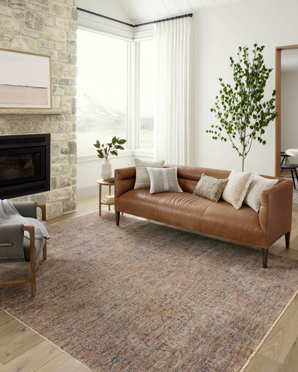 Angela Rose x Loloi Blake Bla-03 Taupe/Blue Rug.