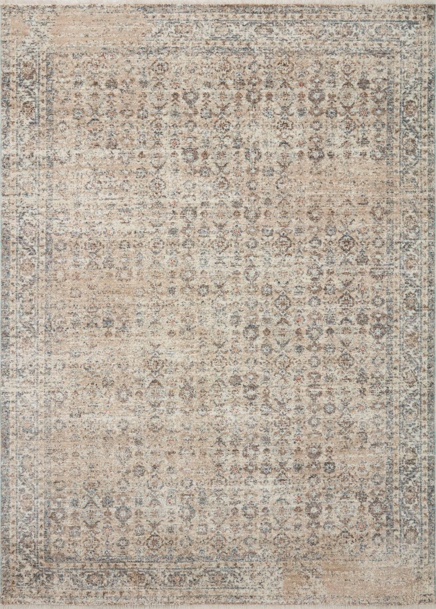 Angela Rose x Loloi Blake Bla-04 Beige/Denim Rug.