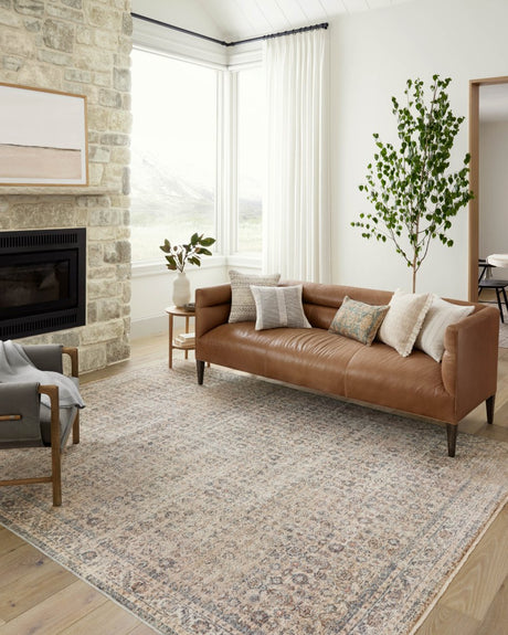 Angela Rose x Loloi Blake Bla-04 Beige/Denim Rug.