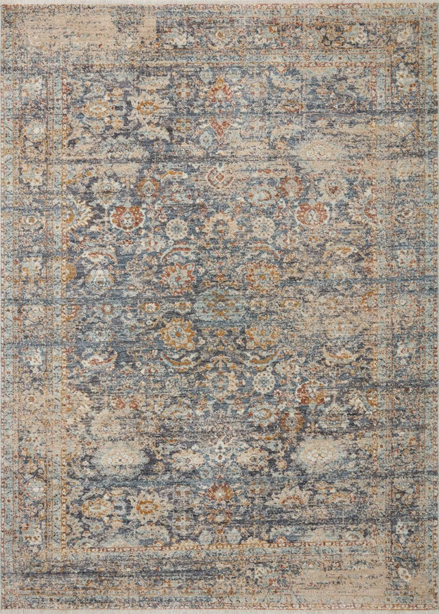 Angela Rose x Loloi Blake Bla-07 Navy/Multi Rug.