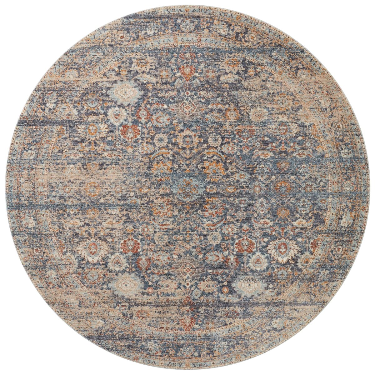 Angela Rose x Loloi Blake Bla-07 Navy/Multi Rug.