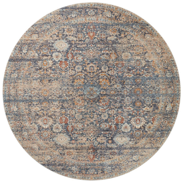 Angela Rose x Loloi Blake Bla-07 Navy/Multi Rug.