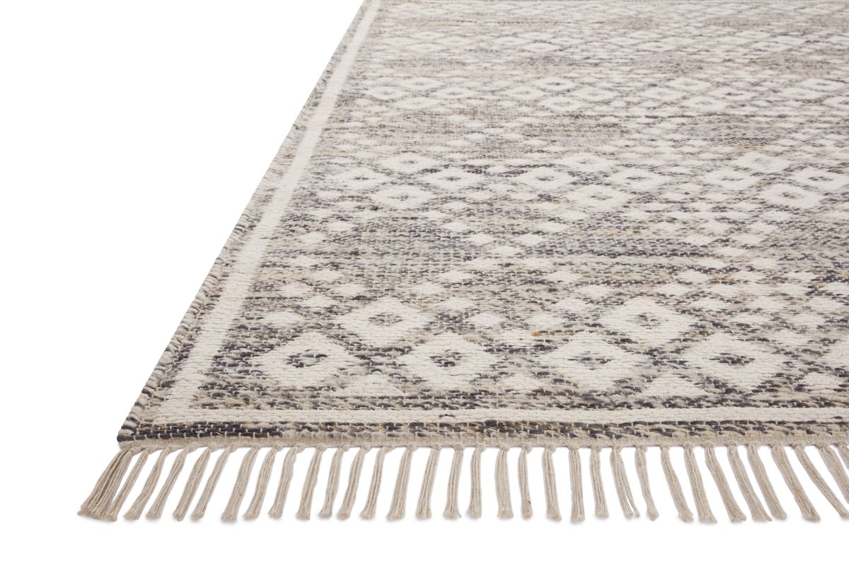 Angela Rose x Loloi Rivers Riv-01 Denim/Ivory Rug.