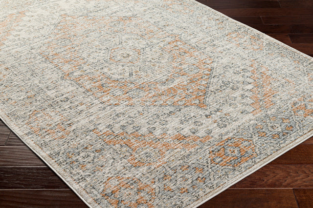 Surya Alpharetta Aph-2309 Light Beige, Cream, Medium Gray, Dusty Coral, Charcoal, Amber Rug.