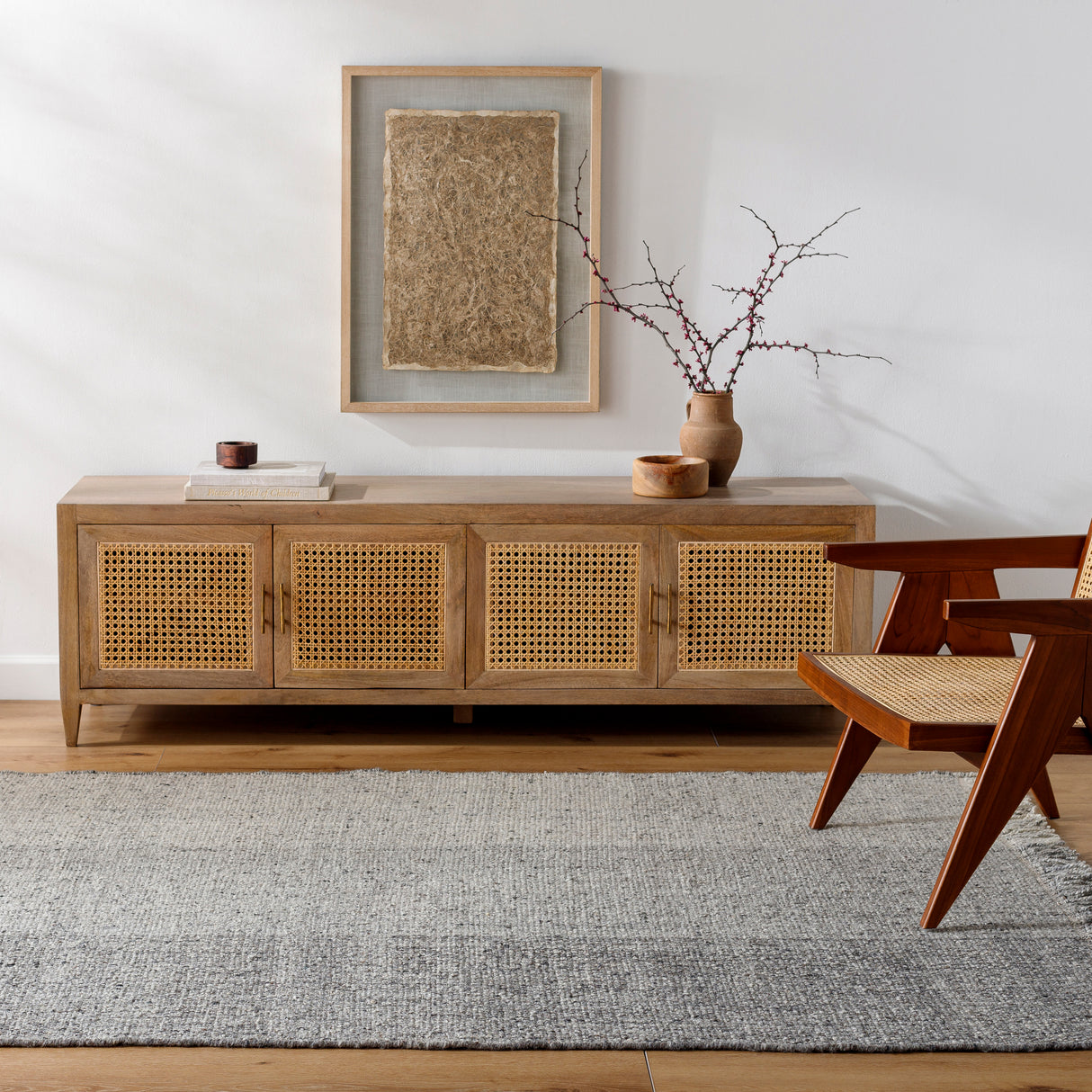 Surya Aarhus Aru-2302 Sterling Grey, Grey, Pewter, Sage, Light Silver, Nickel Rug.