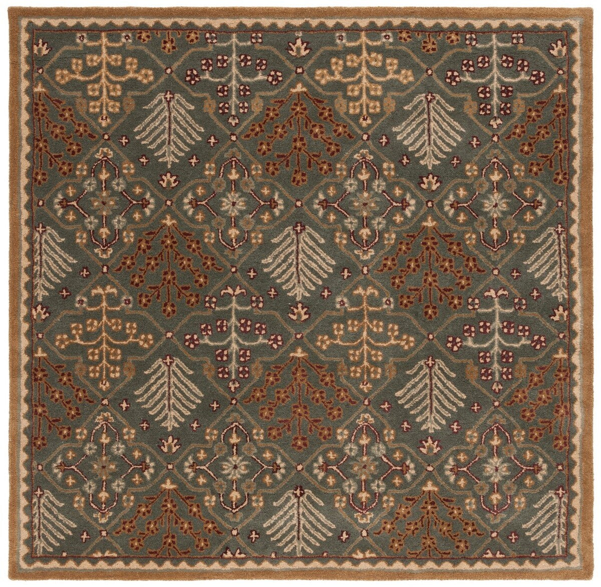 Safavieh Antiquities At613A Light Blue / Gold Rugs