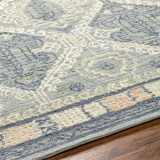 Surya Addyson Ayo-2301 Blue, Sage, Ivory Rug.