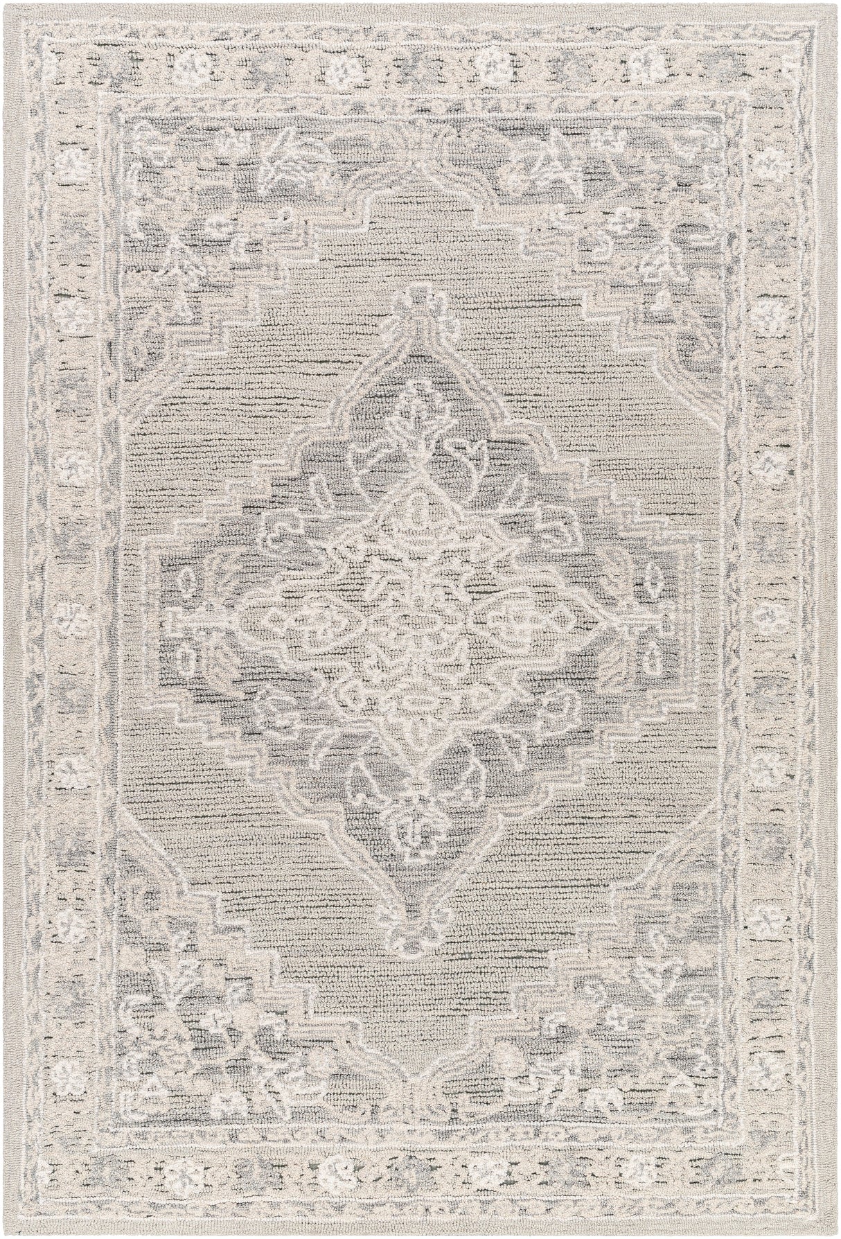 Surya Addyson Ayo-2303 Light Sage, Cream Rug.
