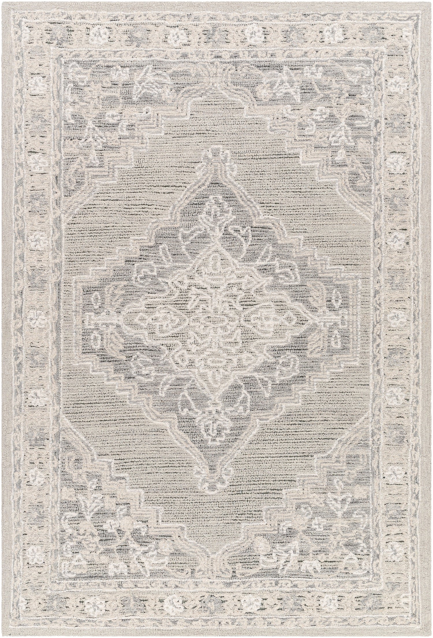 Surya Addyson Ayo-2303 Light Sage, Cream Rug.