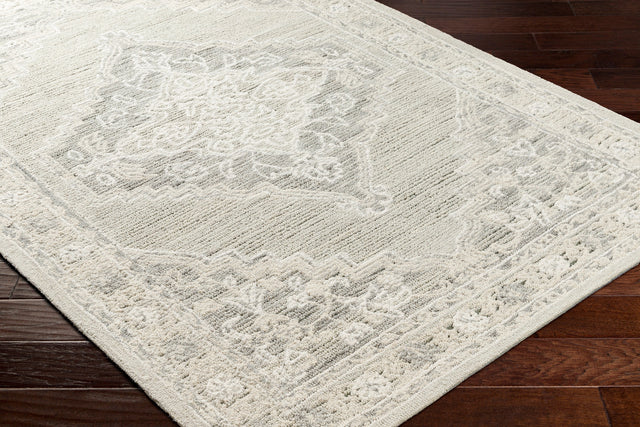 Surya Addyson Ayo-2303 Light Sage, Cream Rug.