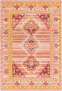 Surya Addyson Ayo-2306 Dusty Coral, Grass Green, Dusty Pink Rug.