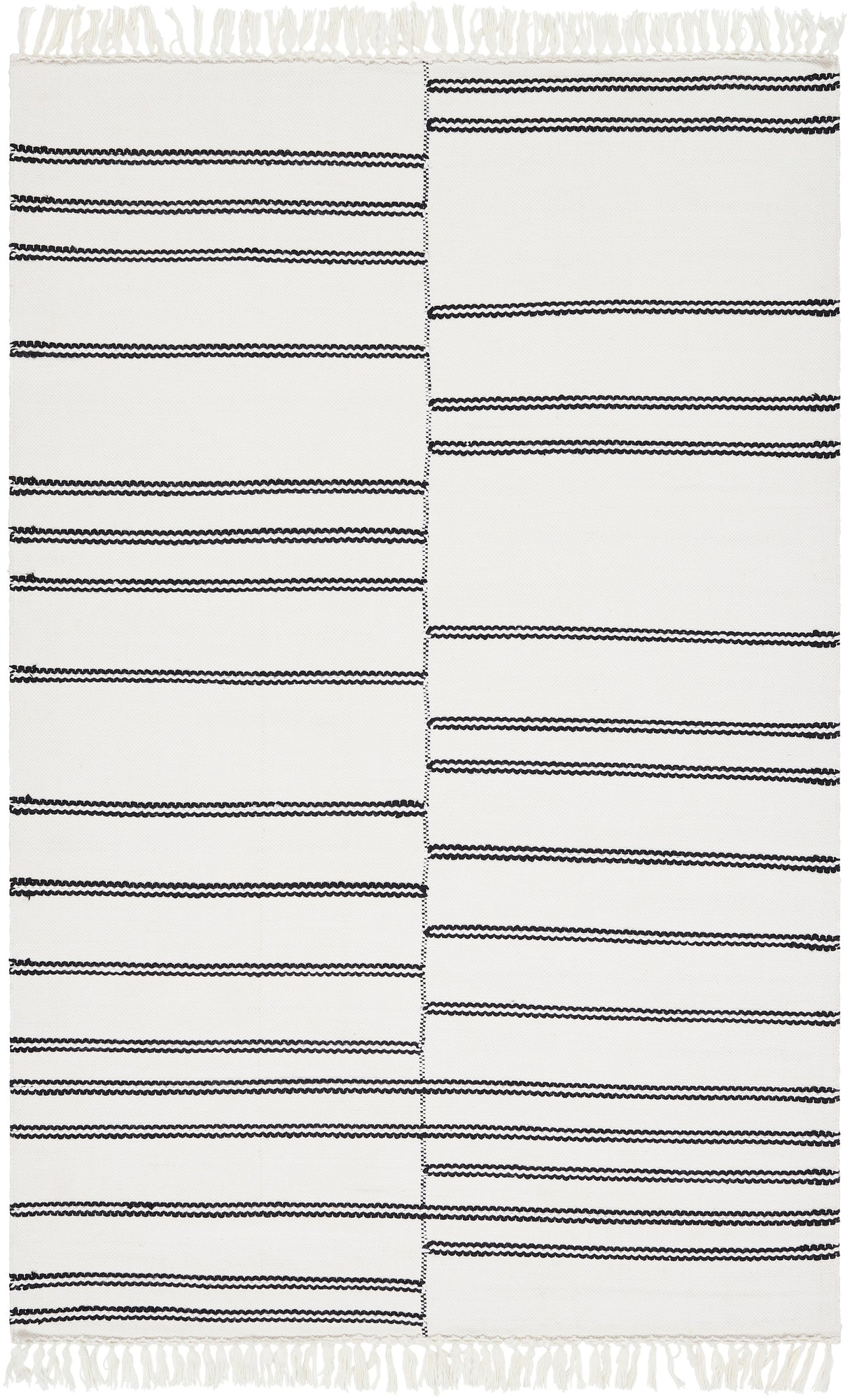 Surya Azalea Aza-2333 Ivory, Black Rug.