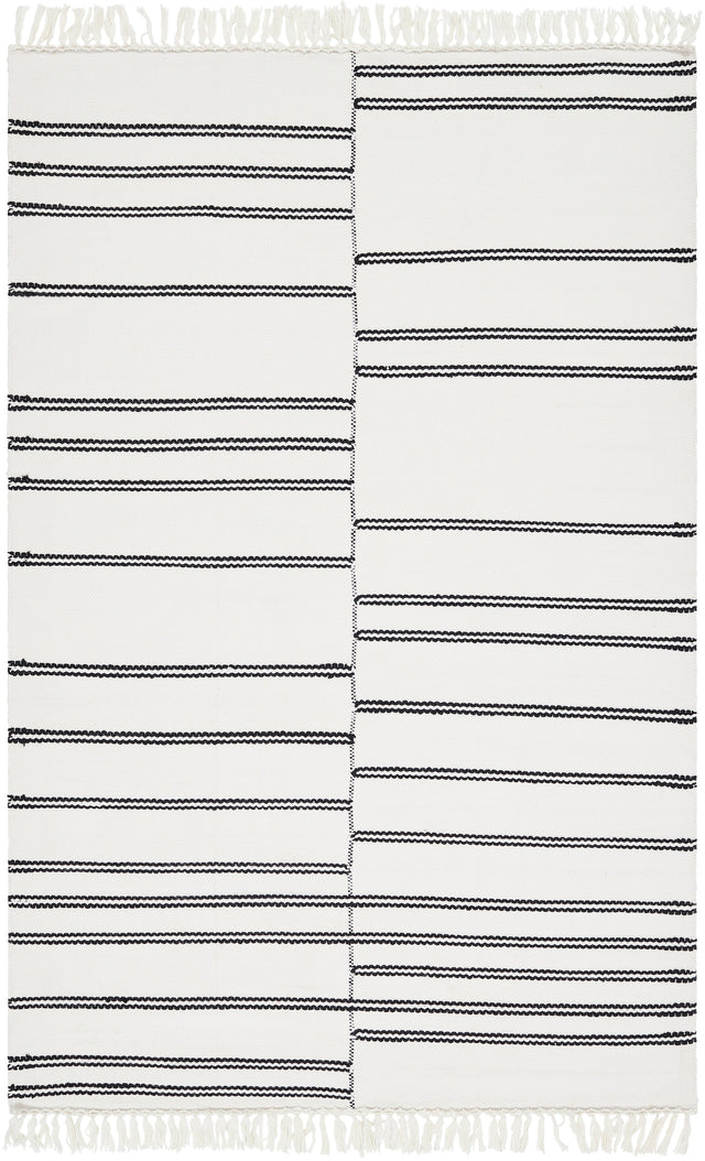 Surya Azalea Aza-2333 Ivory, Black Rug.