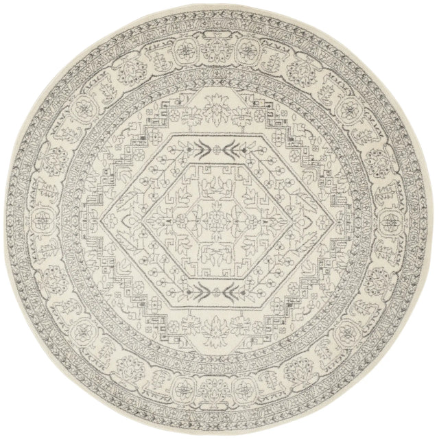 Safavieh Adirondack 8'-0" x 8'-0" Rug in Ivory / Silver