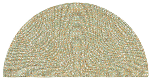 Safavieh Braided 2'-0" x 4'-0" Rug in Light Green / Sage