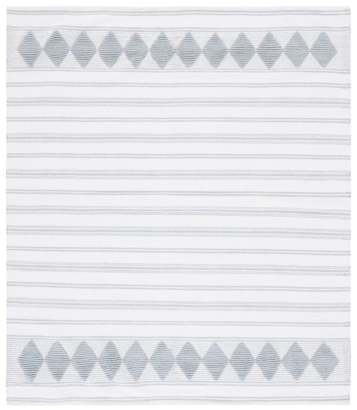 Safavieh Montauk 6'-0" x 6'-0" Rug in Aqua / Ivory