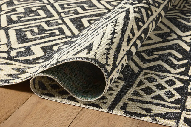 Loloi Mika Mik-13 Ivory/Black Rugs - pile height