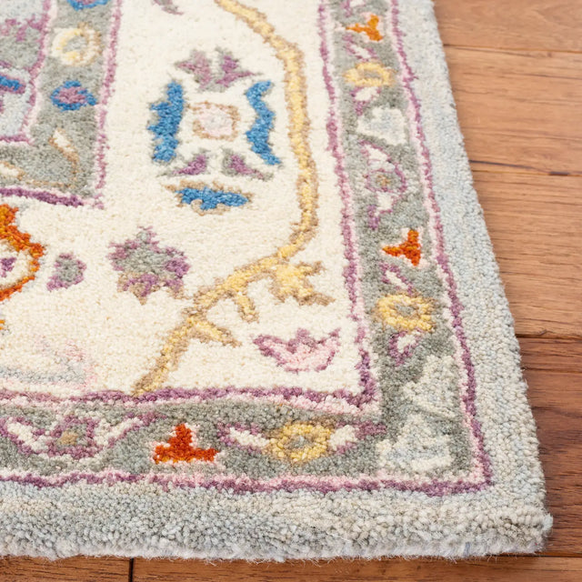 Safavieh Anatolia 4'-0" x 6'-0" Rug in Grey / Ivory