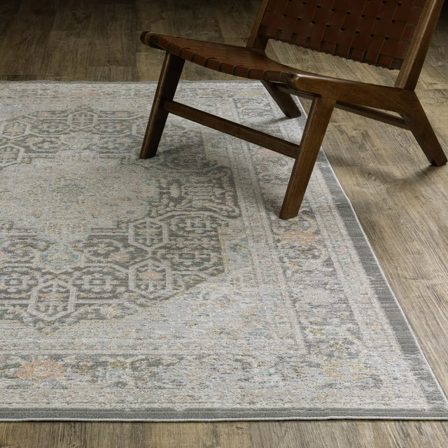 Oriental Weavers Sphinx Cavett CAV02 Orange Rugs - angle/detail
