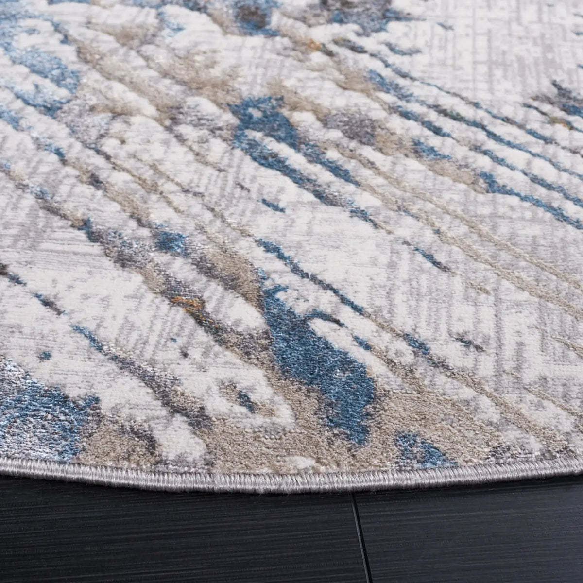 Safavieh Bel Air 6'-7" x 6'-7" Rug in Grey / Blue