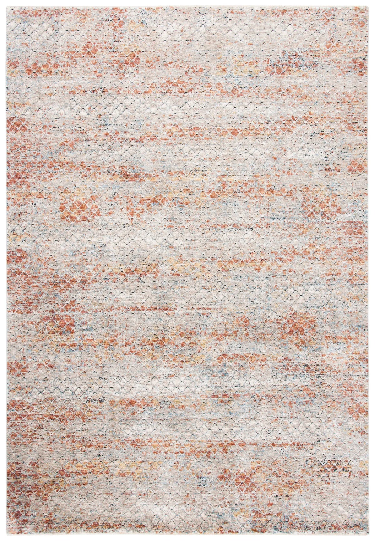 Safavieh Valencia 4'-0" x 6'-2" Rug in Beige / Rust