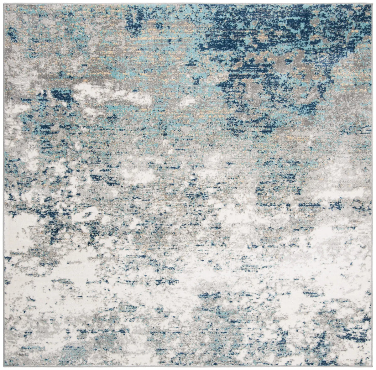 Safavieh Jasper 100 6'-7" x 6'-7" Rug in Grey / Blue
